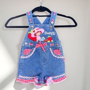 Vintage Strawberry Shortcake overalls